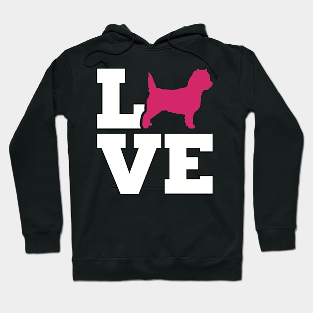 Cairn Terrier Love Hoodie by Designzz